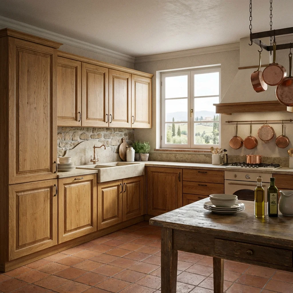 Linea classica con legno massello